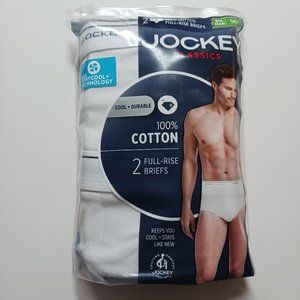 New Mens Jockey Cotton Full Rise Brief Size 56 Big Man Underwear